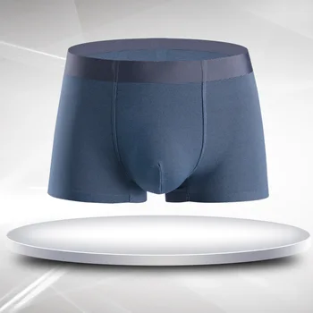 

Luxury Underwear 1pcs Seamless Cotton Men Boxers Striped Underpants Cuecas Boxer Shorts Man Masculinas Calzoncillos