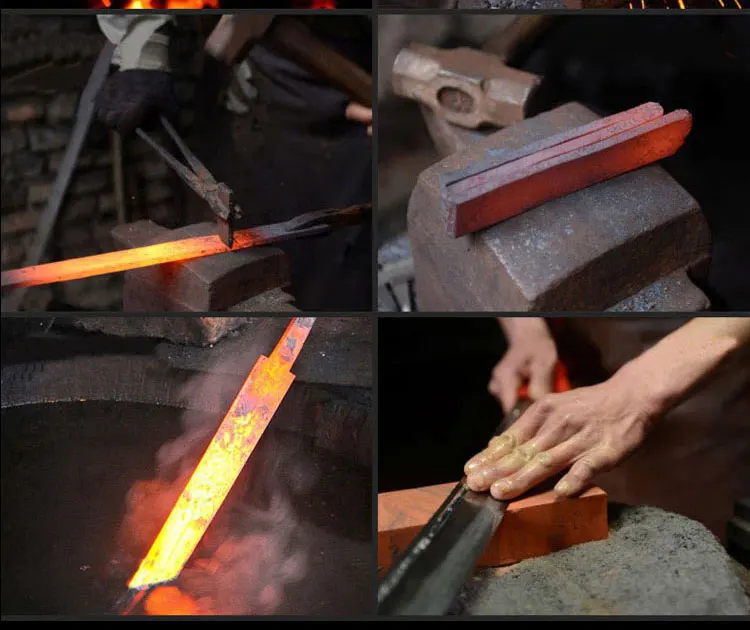 Handmade Sword Japanese Samurai Katana 1060 Carbon Steel Sharp Espadas Full Tang Battle Ready Katana Tameshigiri Japanese Knife
