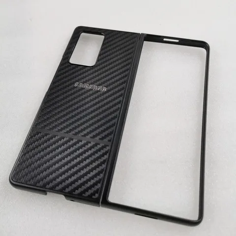SAMSUNG Galaxy Z Fold 1 2 3 Luxury Carbon Fiber Soft Rubber Phone Case Protective Back Cover for Z Fold3 SM-F9260 Fold2