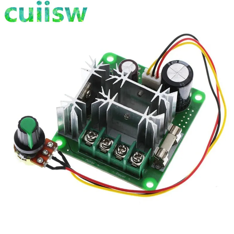 DC Motor Speed Controller Stepless Speed Regulation Pulse Width PWM 6V-90V 15A 12V 24V 36V 48V 1000W