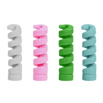

For Apple iPhone Spiral Cable Protector USB Charging Cable Cord Saver Cover Adorable Protective Sleeve for Phones Cord Wholesale