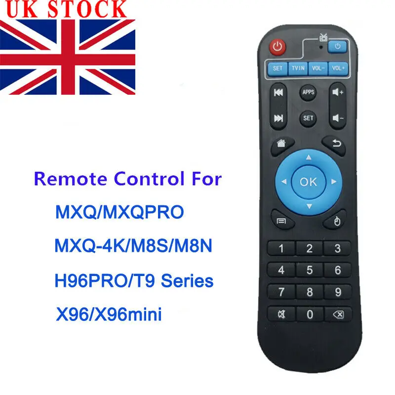 

Wireless Replacement Remote Control For MXQ/MXQPRO/MXQ-4K/M8S/M8N/H96Pro/T9/X96/X96Mini Android Smart TV Box Remote Control