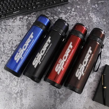 

Double-layer Stainless Steel Vacuum Flask Sports Bottle Large Capacity Thermos Bottle Portable Travel Mug Water Bottle