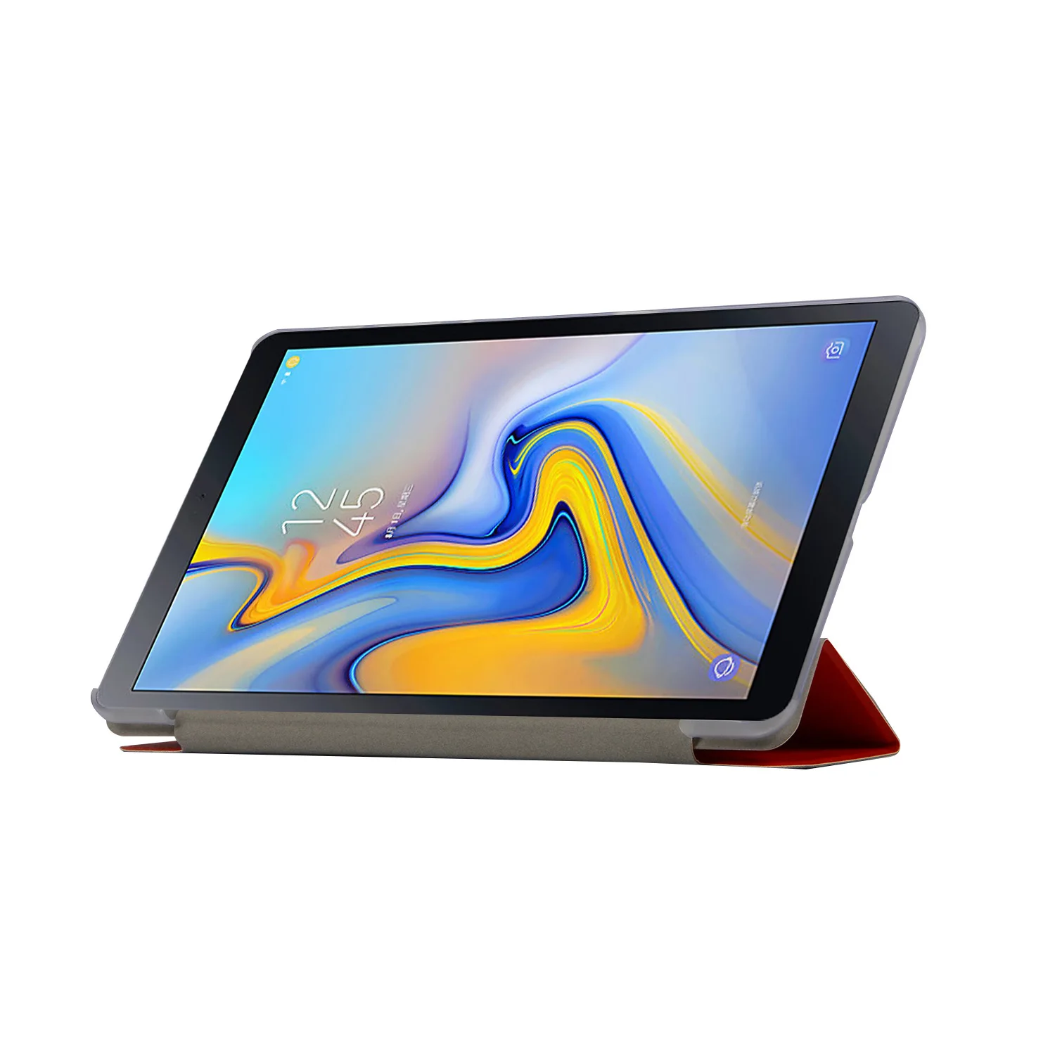 Подходит для samsung Tab A10.1 T510 защитный чехол T515 три раза плоский корпус T510 и планшет кожаный чехол