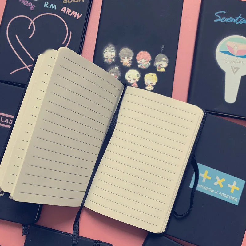 Блокнот Seventeen IZONE Got7 BlackPink Twice TXT PU Школьные принадлежности карманная Книга S. COUPS JUN JEONGHAN JISOO MOMO MINA LJJ237