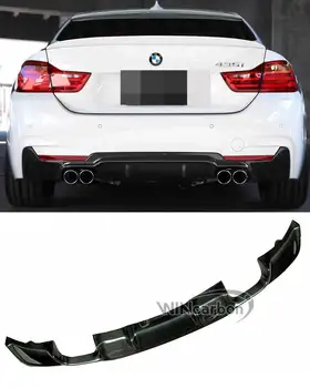 

Real Carbon Fiber Rear Diffuser 435i 4pipes for BMW F32 F33 F36 4-series GranCoupe Msport models