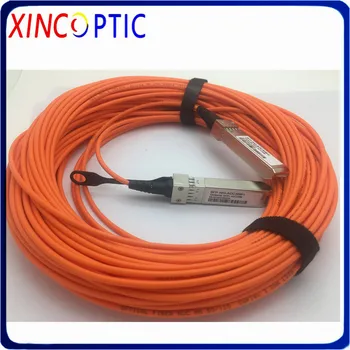

10GBASE SFP+ AOC 30M Cable, OM2 AOC Active Optic Cable SPF+ to SPF+, 10 Gbps OM2 MMF Fiber AOC Cable with DDM Transceiver Module