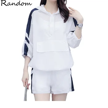 

Women Plus Size XL-5XL Sports Short Suit Top And Pant Two Piece White Run Tracksuit Matching Set Outfit 2020 Summer Big Clothes