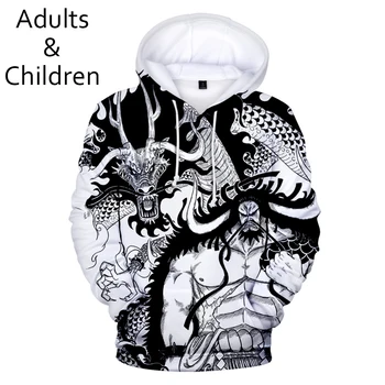 

3D One Piece Hoodies Sweatshirt Men Women Tops Harajuku Kids Hooded Casual 3D One Piece Autumn Cartoon children boys girl Hoodie
