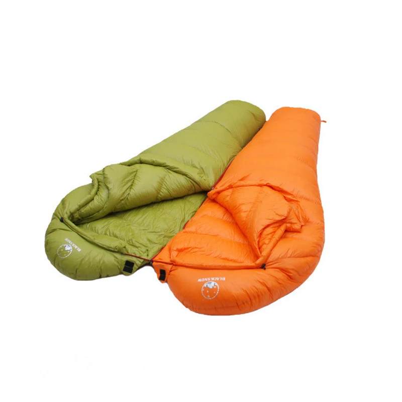 Andes Mountain Outdoor Ultralight Camp Sleeping Gear 20D Nylon Multi Size  Waterproof Keep Warm Camping Duck Down Sleeping Bag