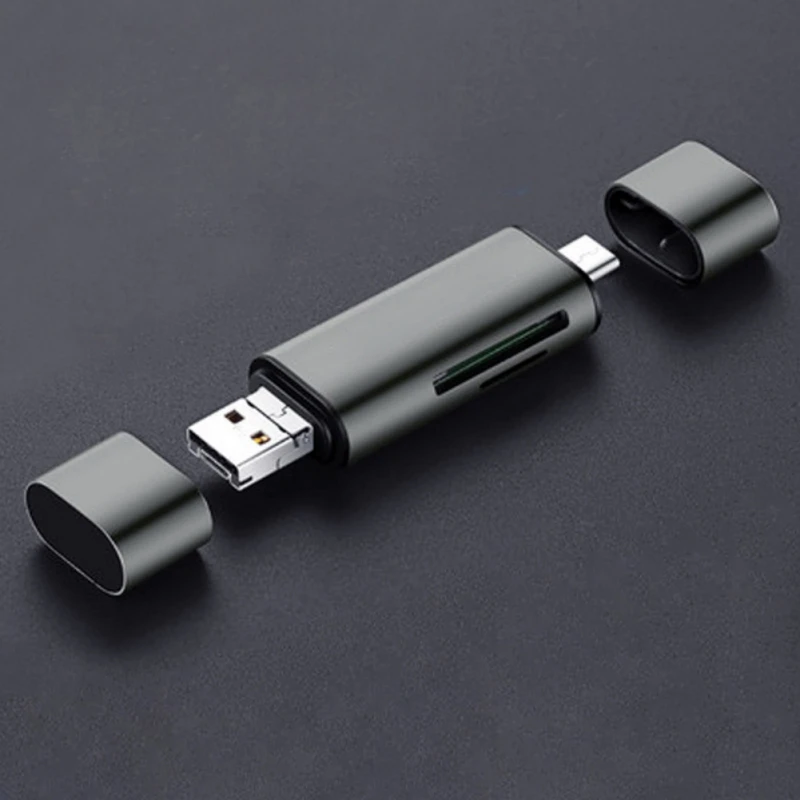 4в1 кардридер USB 3,0 тип-c SD/Micro SD TF смарт-карта памяти адаптер для ноутбука USB 3,0 тип-c кардридер SD кардридер