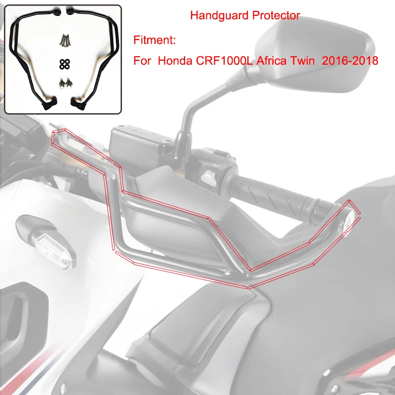 

For Honda CRF1000L CRF 1000L Africa Twin 2016 2017 2018 2019 Motorcycle Font Handle Bar Hand Guard Bumper Frame Protector