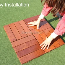 Высококачественная 1 коробка 11 шт 30x30 см водонепроницаемый Балконный пол напольная плитка напольная деревянная напольная плитка садовый пол