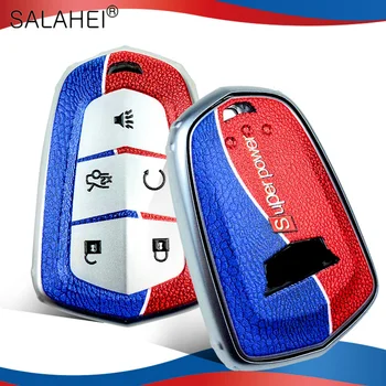 

Hot Selling Soft TPU Replacement 4 Button Smart Remote Control Car Key Shell Case FOB For Cadillac SRX CTS ATS XTS Escalade ESV