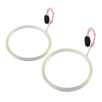 

2x Eyes 60mm 70mm 80mm 90mm 100mm 110mm 120mm Halo Ring Car Led Fog Light Motorcycle Daytime Running Light DRL Headlight