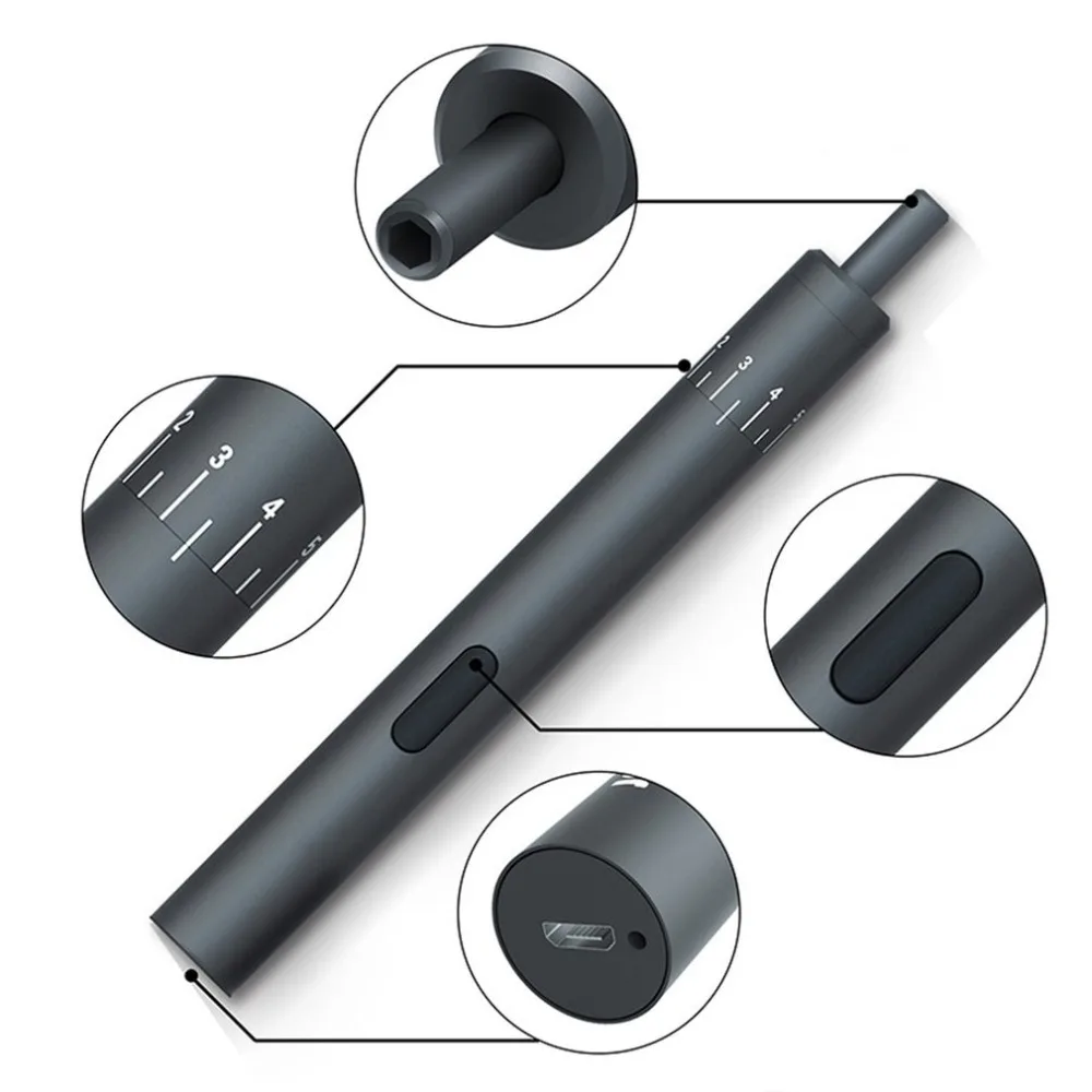 JM-Y02 аккумуляторная электрическая отвертка набор Светодиодный светильник DIY прецизионные инструменты с 14 отвертками