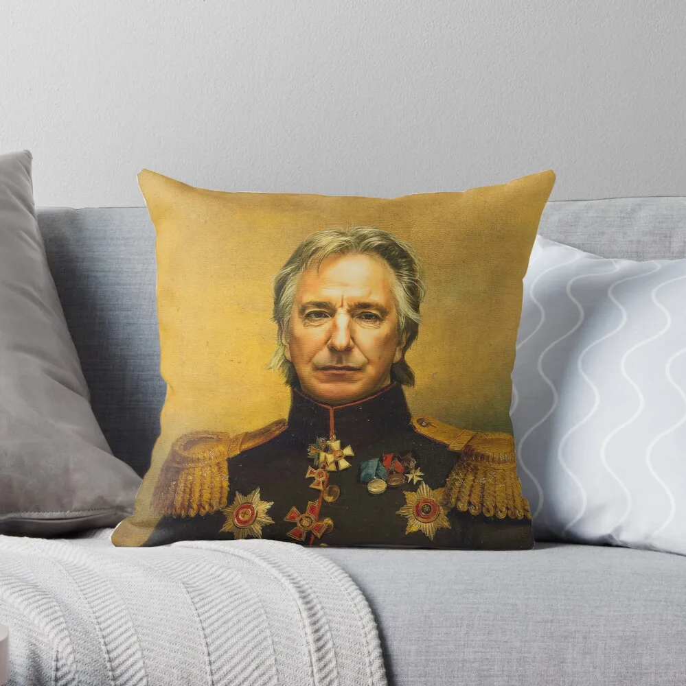 Диванная подушка Alan Rickman с заменой лица чехол из полиэстера домашний декор для