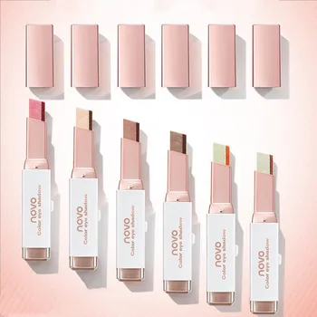 

60pcs Shimmer Earth Color Eyeshadow Stick Makeup Eye Shadow Cream 6 Colors Pen Eyeshadow