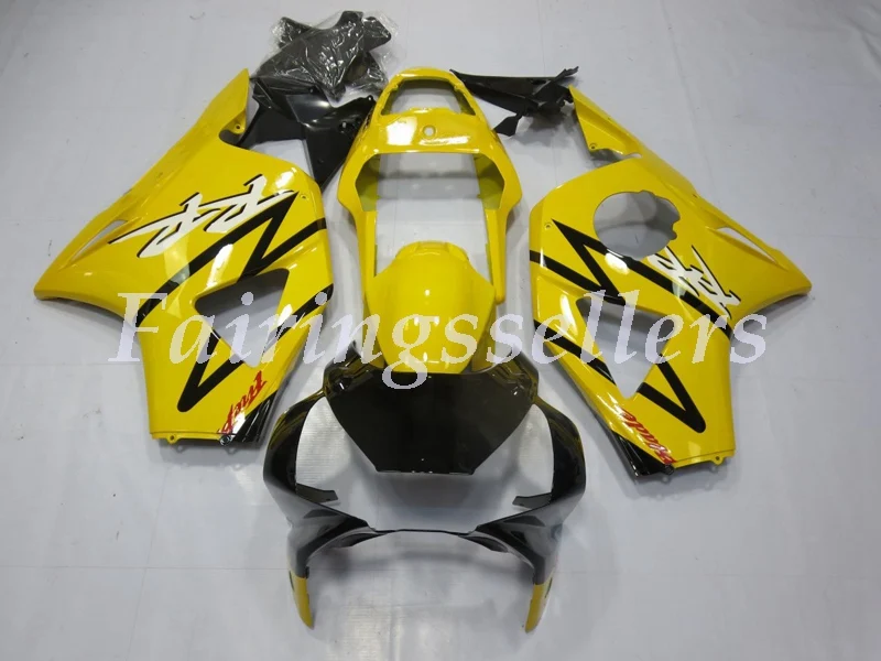 4 подарки мотоциклетный обтекатель ABS комплект для Honda CBR954RR 954 2002 2003 954RR 954 02 03 обтекатели ABS пластик желтый и черный