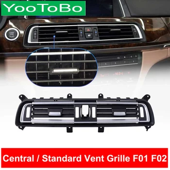 

Car Central AC Standard Air Conditioning Vent Grille Outlet Panel Chrome Plate Replace For BMW 7 series F01 F02 730 735 740 750