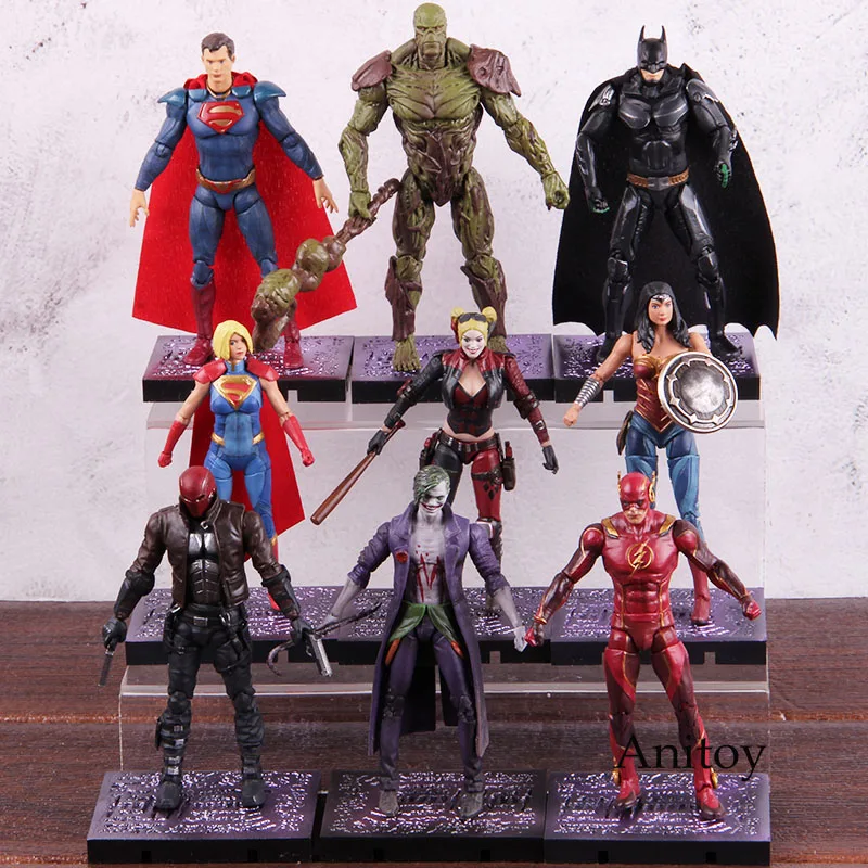 DC Comics Injustice League 2 Wonder Woman Swamp Thing The Joker Harley Quinn Batman Flash Superman
