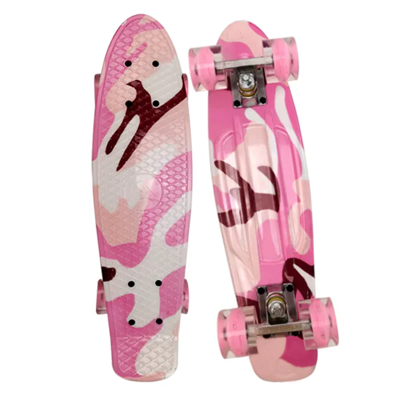 Mini Cruiser Skateboard Color Single Rocker Skate Board Four Wheels Small  Fish Plate Outdoor For Adult Kids Step Transport Ie01 - Skate Board &  Accessories - AliExpress