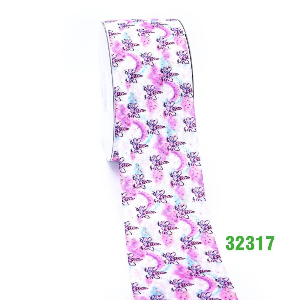 32317 50 ярдов мультфильм напечатанный grosgrain ленты 32240 - Цвет: 32317