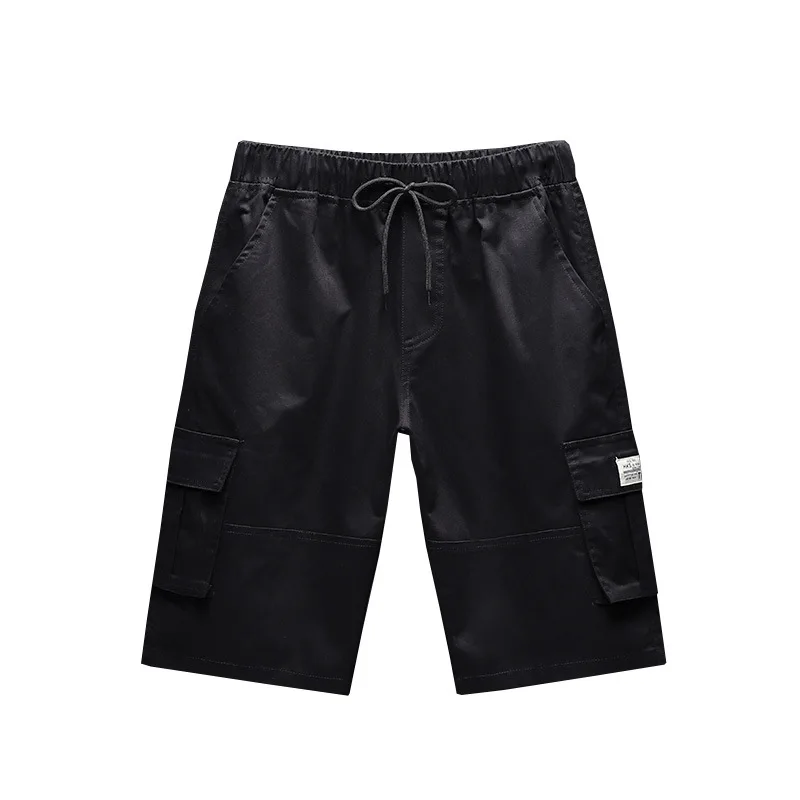 2019 New Men's Summer Outdoor casual Tooling shorts Korean version Teenagers solid color cotton pants pantalones cortos hombre 2019 New Men's Summer Outdoor casual Tooling shorts Korean version Teenagers solid color cotton pants pantalones cortos hombre