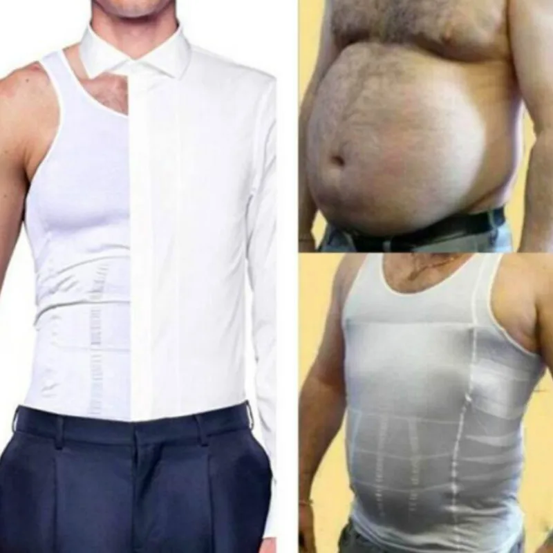 Men Shapers Sleeveless Tummy Belly Buster Sauna Vest Weight Loss Anti Cellulite Control Slimming Belt Hot 2
