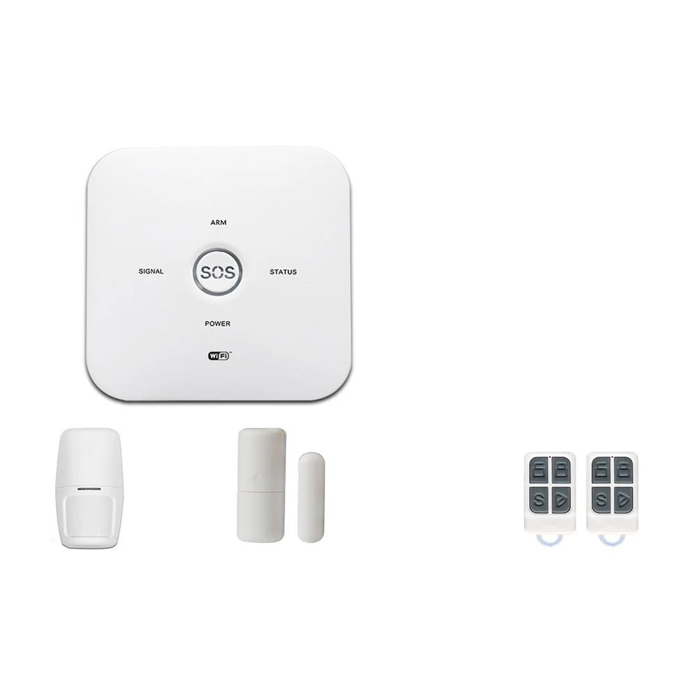 Приложение Tuya дистанционное управление WiFi GSM умная домашняя система охранной сигнализации Голосовое управление с Google home amazon alexa - Цвет: Kit 1