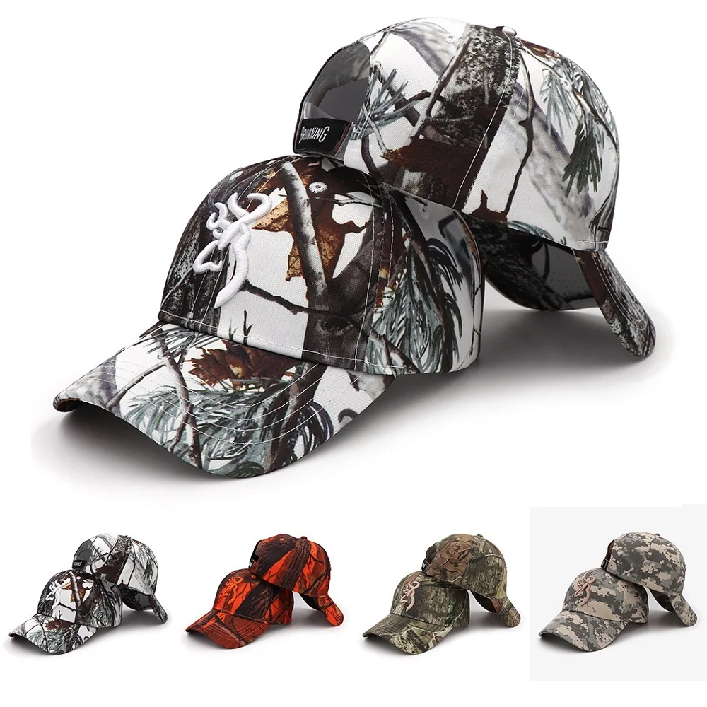 Remington Outdoor Fishing Cap Jungle Baseball Caps Hunting Hat Bionic Breathable Cotton Camouflage Men Women Dad Snapback Hats