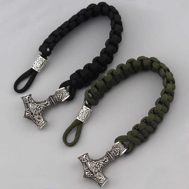 Модный браслет Viking Ax wrap Браслеты амулет Тор Волчья Голова индийский Ювелирный Браслет-манжета для мужчин