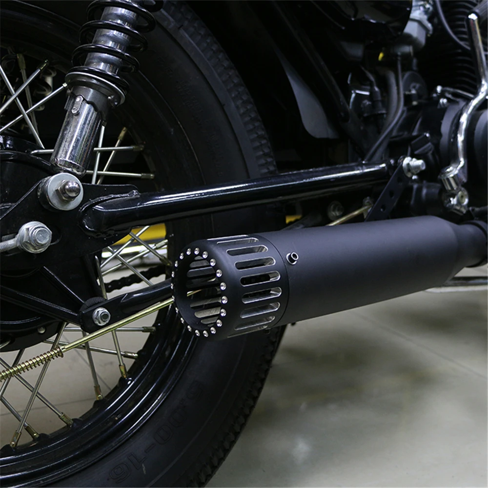 Мотоцикл скольжения выхлопной трубы для Harley Sportster 883 1200 40 восемь поплавок Чоппер кафе гонщик гоночный мотоцикл глушитель