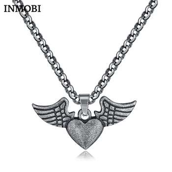 

Angel Wings Love Wings Necklace Vintage Pendant Women Necklaces Harajuku Style Jewelry Gift For Friend