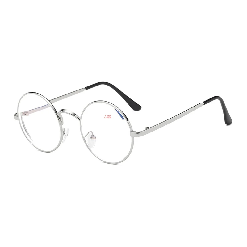 

Blue Light Blocking Computer Glasses Men Nearsighted Myopia Glasses for sight Women Round Shortsighted Eyeglasses 0,-1.0~-4.0 N5