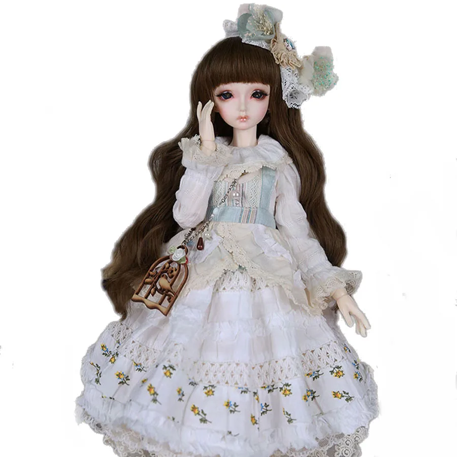 Bybrana 1/3 1/4 1/6 1/8 BJD SD куклы парики длинные вьющиеся высокое Температура волокна с бесплатной доставкой для кукол