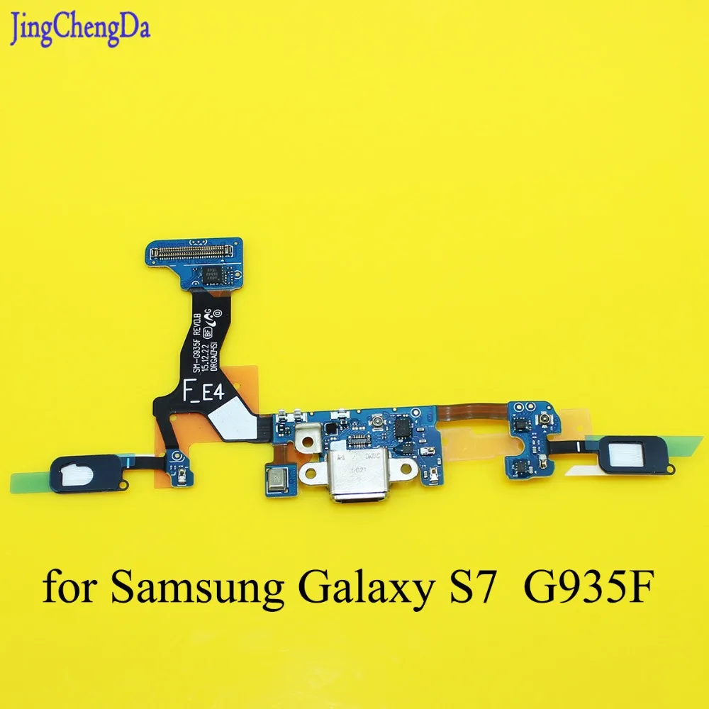 JCD Замена зарядки гибкий кабель для samsung Galaxy S7 edge G935F G9350 микрофон USB порт разъем док