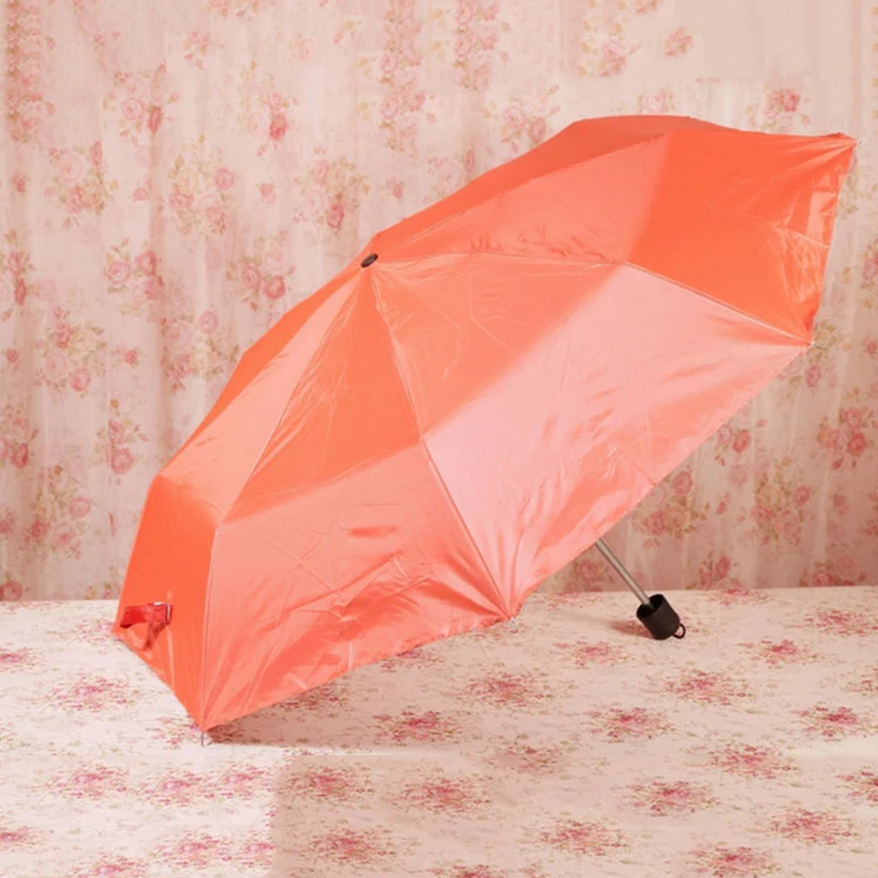 Случайный цветной карманный мини-зонтик для женщин УФ маленькие Зонты Зонтик для девочек анти-УФ водонепроницаемый портативный ультралегкий зонты для путешествий