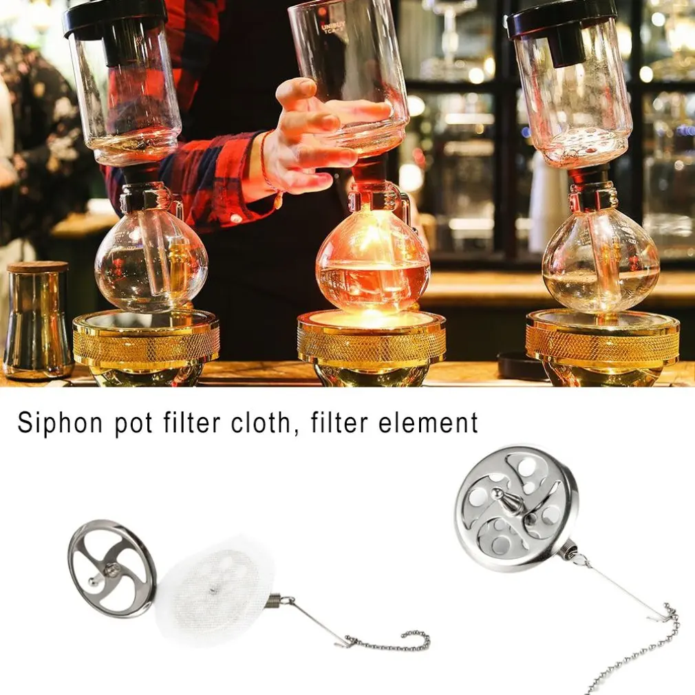 Siphon Pot Accessories Coffee Filter Cloth Disposable Filter Cloth 100 Pieces / Bag