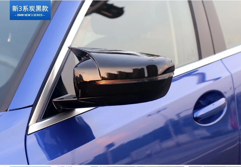 Автомобильный Стайлинг, зеркало заднего вида из углеродного волокна, декоративная раковина, наклейка, накладка на рамку для BMW 3 серии G20 330i 320 авто