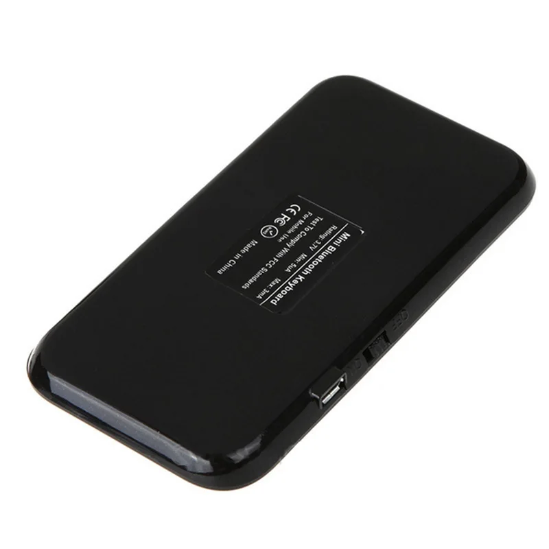 Черная ультра тонкая мини Bluetooth 3,0 клавиатура для iPhone 7 Plus samsung S7/PS3/PC/PDA GV99