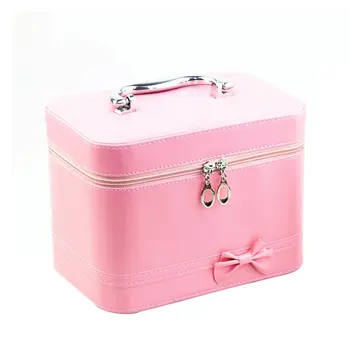

L size Square Cosmetic Bag Organizer Large Capacity Hand Bag Waterproof Portable Women Travel Beauty Makeup Bag