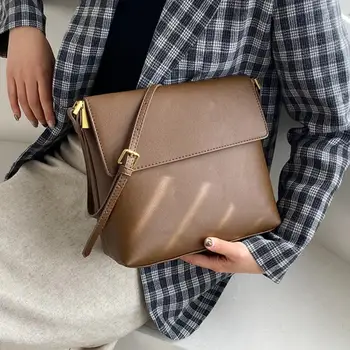 

Vintage Fashion Female Crossbody Bag 2019 New High Quality PU Leather Women's Designer Handbag Casual Shoulder Messenger bags