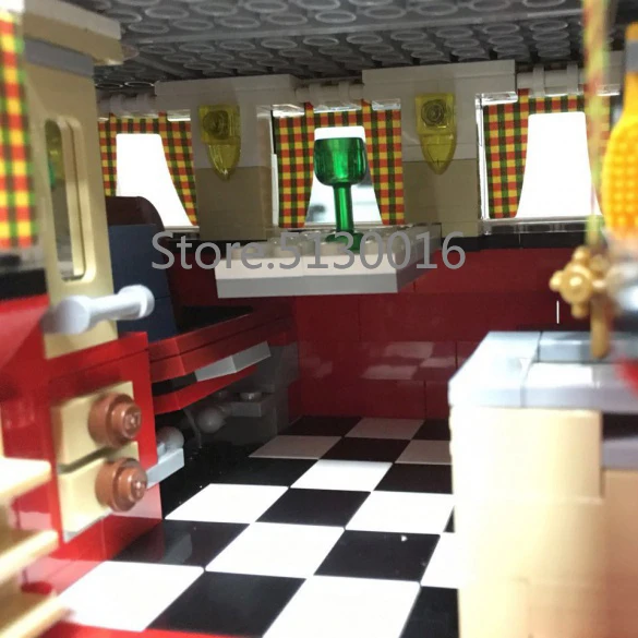 21001 21002 21003 Creator T1 Camper RV туристическая машина 1354 шт. модель строительные блоки игрушки MOC 10220 10242 10252 10569