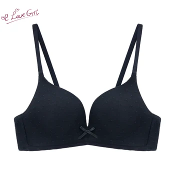 

Elovegirl New Bra Without Steel Rings Comfortable Upright Cotton Bra Women Adjustable Bra Sexy Lingerie Women 3 Color