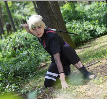 

Anime Naruto Cosplay Yamanaka Inojin Costume Custom Made Outfit Christmas Halloween Costumes for Men Women Adult