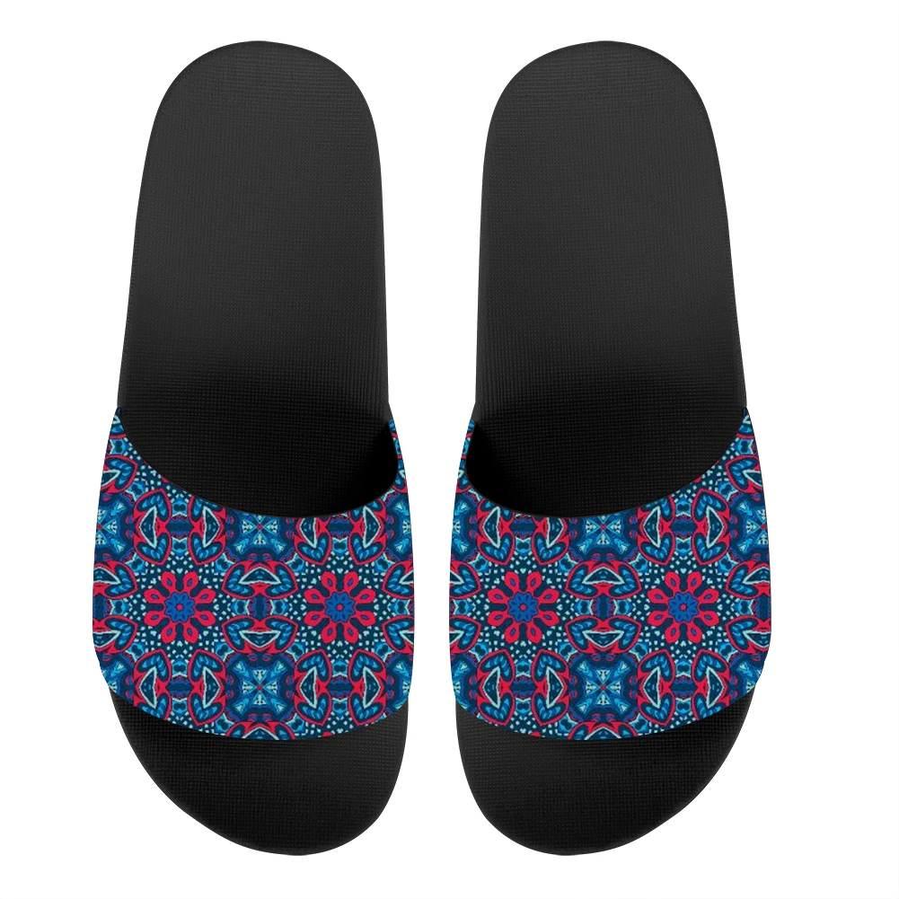 

2022 Summer Slippers Women's Sandals Ethnic Pattern Open Toe Flip Flops Shoes Outdoor Beach Slides Sandals sapatos femininos