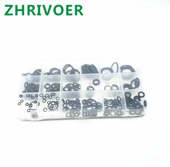 

With Plactic Box Kit Set 225 pcs Rubber O Ring O-Ring Washer Seals Watertightness Assortment Different Size