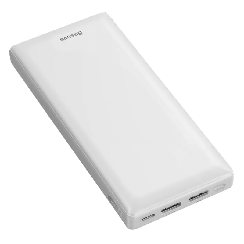 Baseus 20000 мАч Внешний аккумулятор для iPhone 11 Xiaomi Mi samsung 20000 мАч Внешний аккумулятор портативный внешний аккумулятор зарядное устройство повербанк - Цвет: White