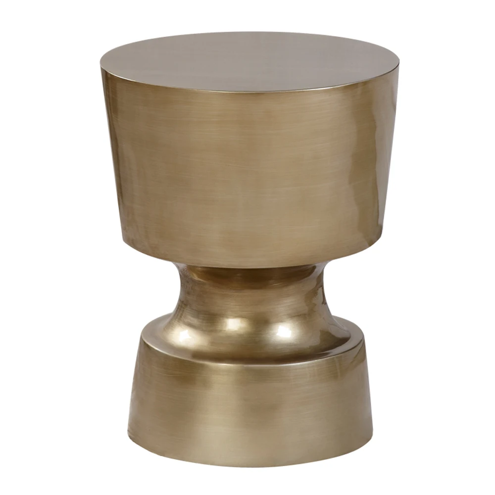 Печать приставной столик спальня ночные столы творческие для прикроватной тумбочки гостиная журнальный столик из стекловолокна чайный столик - Цвет: Bronze